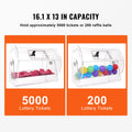 Acrylic Raffle Drum 5000 Tickets 200 Balls Lottery Drawing Cage