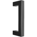 10 Pack Cabinet Pulls, 3in / 76mm Center to Center Slim Square Kitchen Cabinet Drawer, Stainless Steel Modern Kitchen Cupboard Door Handles for Kitchen Bathroom Bar Hardware Matte Black