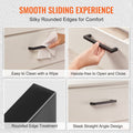 10x Cabinet Pulls 76mm Stainless Steel Matte Black Square Kitchen