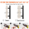 30 Pack Cabinet Pulls 76mm Stainless Steel Matte Black