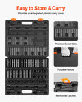 Impact Socket Set 43pc 6-Point Metric 9-30mm Standard Deep