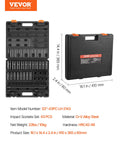 Impact Socket Set 43pc 6-Point Metric 9-30mm Standard Deep