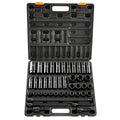 Impact Socket Set 43pc 6-Point Metric 9-30mm Standard Deep