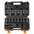 360 Degree Swivel Impact Sockets Set 14pcs 6-Point 3/8in Drive Socket Set