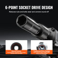 Impact Sockets Set 130PCS 6-Point 3/8