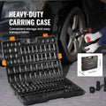 Impact Sockets Set 130PCS 6-Point 3/8