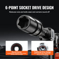 Impact Sockets Set 8pcs 6-Point 1