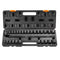 Impact Sockets Set 29pcs 6-Point 3/8in Drive Ratchet Kit