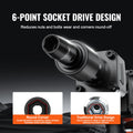 Impact Sockets Set 29pcs 6-Point 3/8in Drive Ratchet Kit