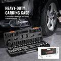 Impact Sockets Set 29pcs 6-Point 3/8in Drive Ratchet Kit