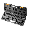Impact Sockets Set 29pcs 6-Point 3/8in Drive Ratchet Kit