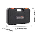 Impact Sockets Set 9pcs 6-Point 1/2in Metric Drive Bit Ratchet Tool Kit