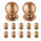 Cabinet Knobs 12 Pack 25mm Zinc Alloy Drawer Pulls Antique Brass