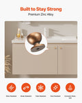 Cabinet Knobs 12 Pack 25mm Zinc Alloy Drawer Pulls Antique Brass