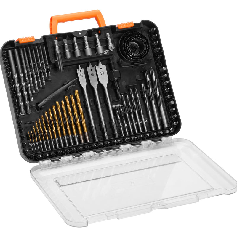 Drill Bit Set 100PC Screwdriver Bits Carrying Case Multi-purpose