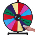 24 Inch Spinning Prize Wheel 14 Slots Tabletop Roulette Dry Erase