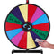 24 Inch Spinning Prize Wheel 14 Slots Tabletop Roulette Dry Erase