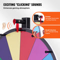 24 Inch Spinning Prize Wheel 14 Slots Tabletop Roulette Dry Erase