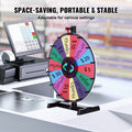 24 Inch Spinning Prize Wheel 14 Slots Tabletop Roulette Dry Erase