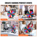 24 Inch Spinning Prize Wheel 14 Slots Tabletop Roulette Dry Erase