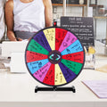 24 Inch Spinning Prize Wheel 14 Slots Tabletop Roulette Dry Erase