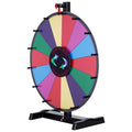 24 Inch Spinning Prize Wheel 14 Slots Tabletop Roulette Dry Erase