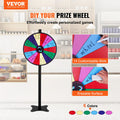 24 Inch Spinning Prize Wheel 14 Slots Roulette Dry Erase Markers
