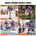 24 Inch Spinning Prize Wheel 14 Slots Roulette Dry Erase Markers