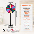 24 Inch Spinning Prize Wheel 14 Slots Roulette Dry Erase Markers