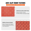 Garage Floor Tiles 12x12 Interlocking 25pk Red Non-Slip