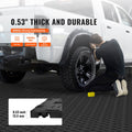 Garage Tiles Interlocking 50 Pack 12x12 Non-Slip Black Floor