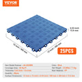Garage Tiles Interlocking 12x12 25 Pack Blue Flooring