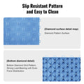 Garage Floor Tiles 305x305mm 50 Pack Non-Slip Blue Interlocking