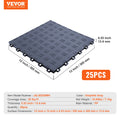 Garage Tiles Interlocking 25 Pack 12x12 Non-Slip Graphite
