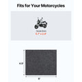 Waterproof Garage Floor Mat for Under Car, 1.49x1.8M Compact Size Heavy Duty Containment Mat with Strong Grip, Protects Garage Floor from Water, Mud and Oil, For Garages,Greenhouses,Entrance