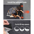 Waterproof Garage Floor Mat for Under Car, 1.49x1.8M Compact Size Heavy Duty Containment Mat with Strong Grip, Protects Garage Floor from Water, Mud and Oil, For Garages,Greenhouses,Entrance