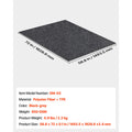 Waterproof Garage Floor Mat for Under Car, 1.49x1.8M Compact Size Heavy Duty Containment Mat with Strong Grip, Protects Garage Floor from Water, Mud and Oil, For Garages,Greenhouses,Entrance