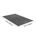 Waterproof Garage Floor Mat for Under Car, 1.49x1.8M Compact Size Heavy Duty Containment Mat with Strong Grip, Protects Garage Floor from Water, Mud and Oil, For Garages,Greenhouses,Entrance