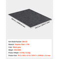 Waterproof Garage Floor Mat for Under Car, Non-slip 2 x 2.6 M Compact Size Heavy Duty Containment Mat, Protects Garage Floor from Water, Mud and Oil, For Garages,Greenhouses,Entrance