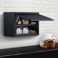 Metal Storage Cabinet 54.4kg Shelf Steel Garage Wall-Mounted