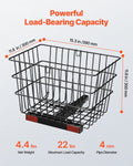 Metal Wire Basket Mobility Scooter 1-inch Receiver Heavy Duty