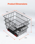 Metal Wire Basket Mobility Scooter 1-inch Receiver Heavy Duty