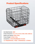 Scooter Rear Basket Metal Wire Heavy Duty 1-inch Receiver