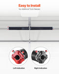 Garage Door Torsion Springs Pair 787mm 16000 Cycles Black Coated