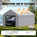 Carport Canopy 10x20ft Replacement Top Side Wall White Waterproof