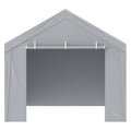 Carport Canopy 10x20ft Replacement Top Side Wall White Waterproof