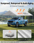Carport Canopy 6x3m UV Resistant Waterproof Grey Tarp Cover