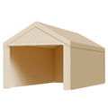 Carport Canopy 6x3m Portable Garage Tent Waterproof UV Beige