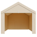 Carport Canopy 6x3m Portable Garage Tent Waterproof UV Beige