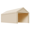 Carport Canopy 6x3m Portable Garage Tent Waterproof UV Beige